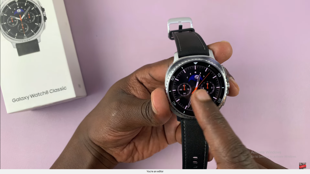 Take Screenshots On Samsung Galaxy Watch 8 Classic