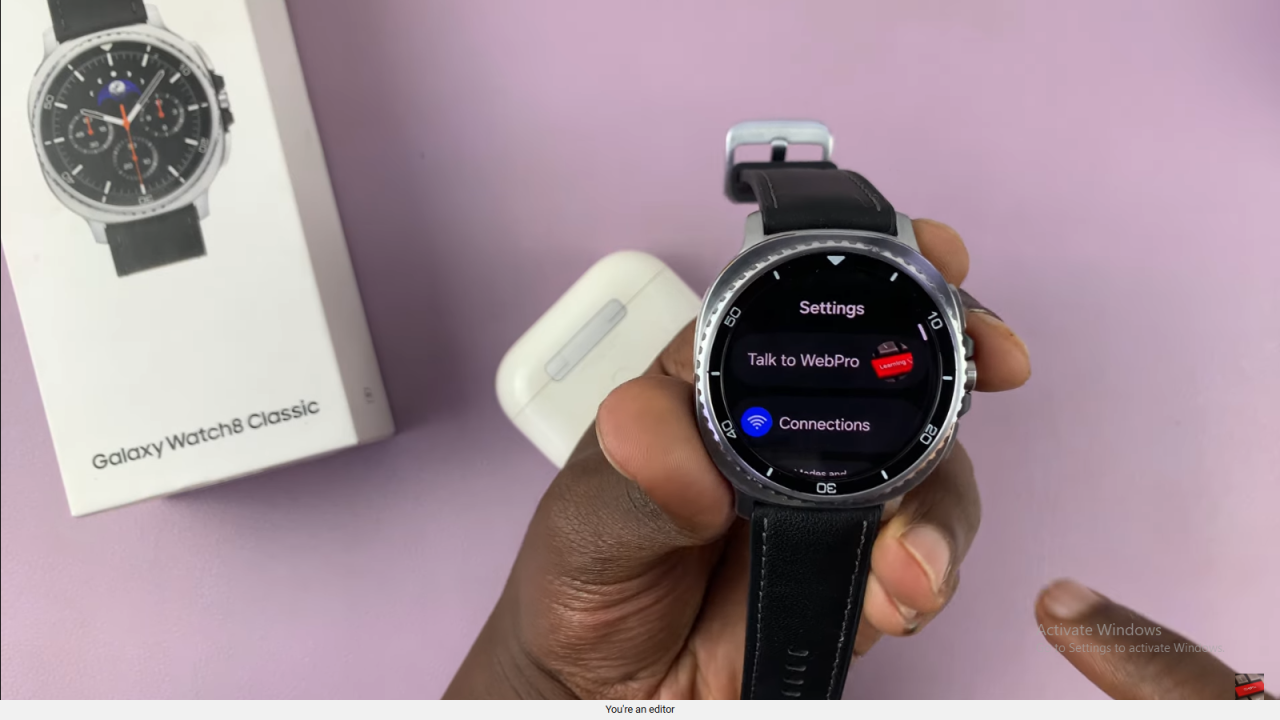 Connect Airpods To Samsung Galaxy Watch 8 Classic