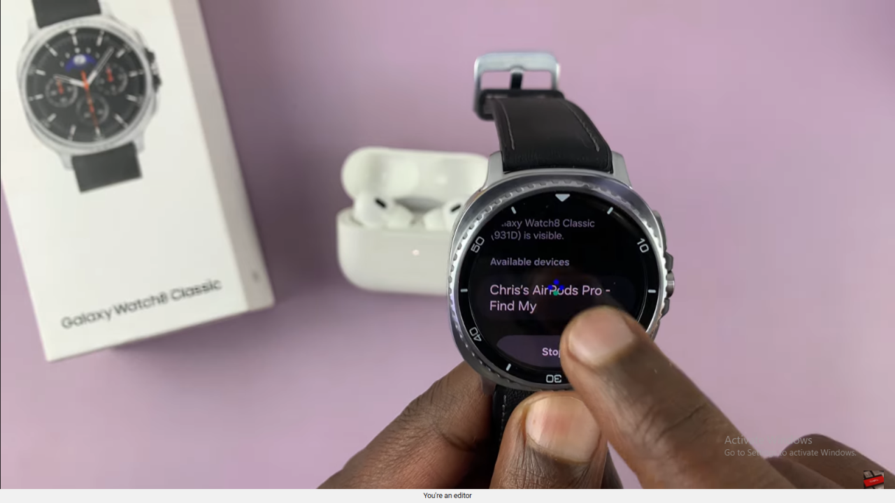 Connect Airpods To Samsung Galaxy Watch 8 Classic