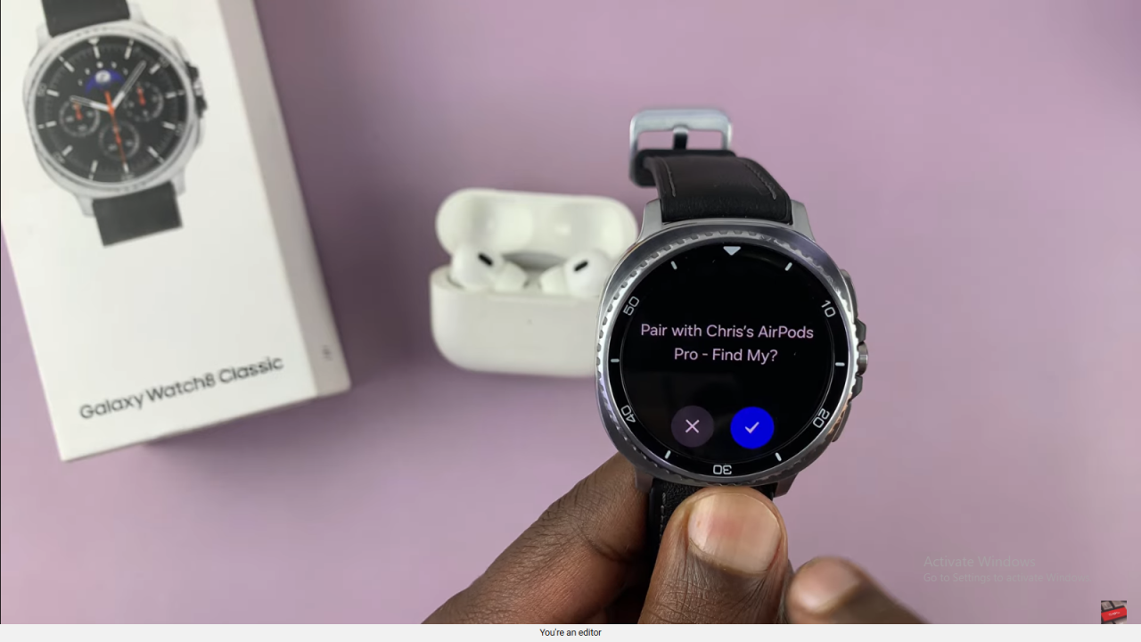 Connect Airpods To Samsung Galaxy Watch 8 Classic