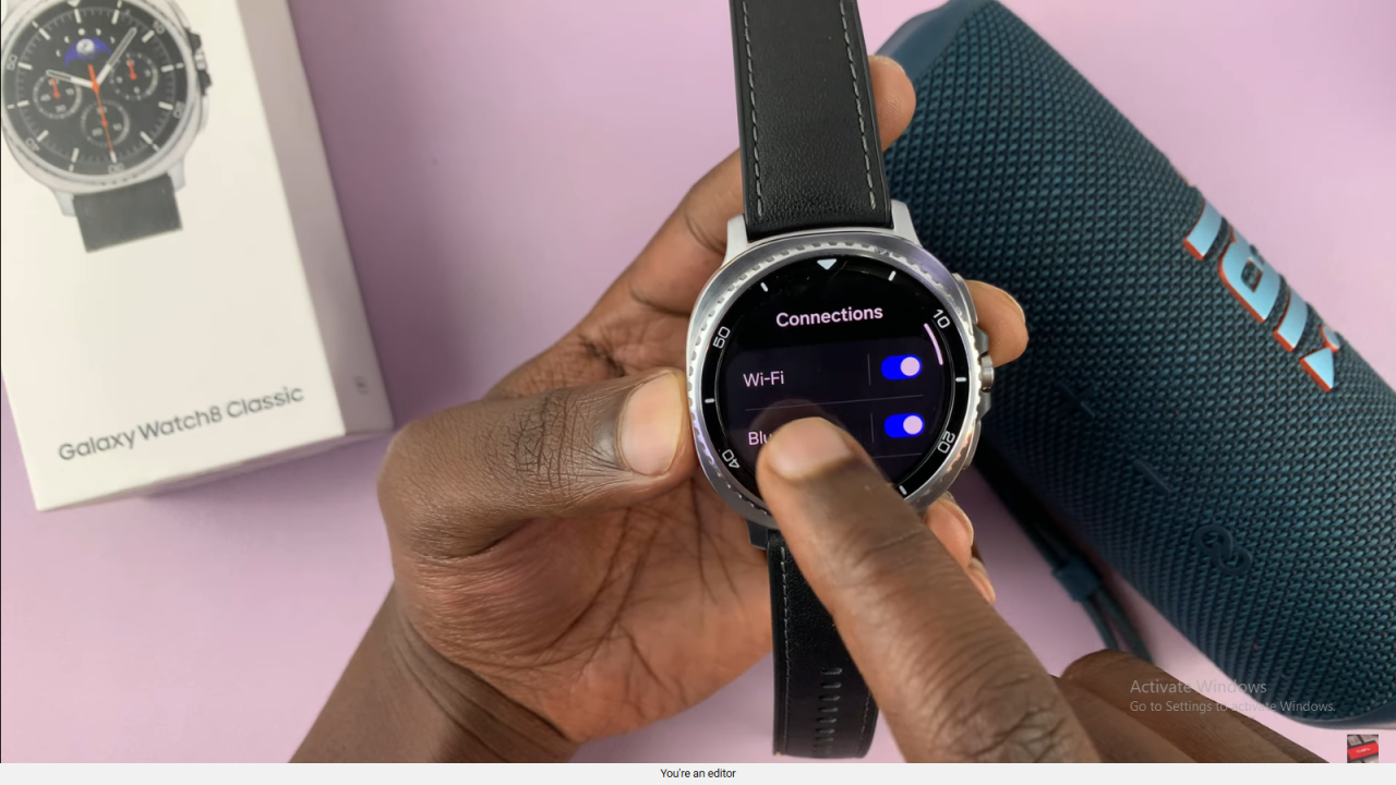 Connect Bluetooth Speaker To Samsung Galaxy Watch 8 Classic