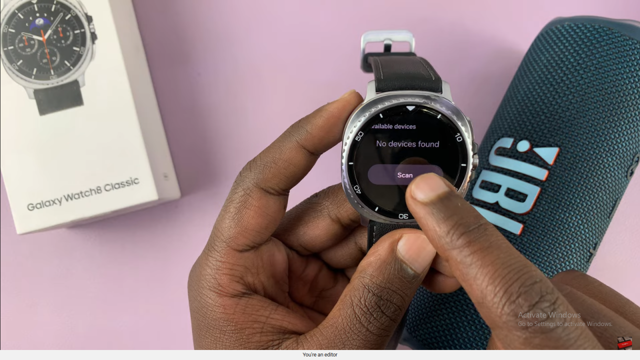 Connect Bluetooth Speaker To Samsung Galaxy Watch 8 Classic
