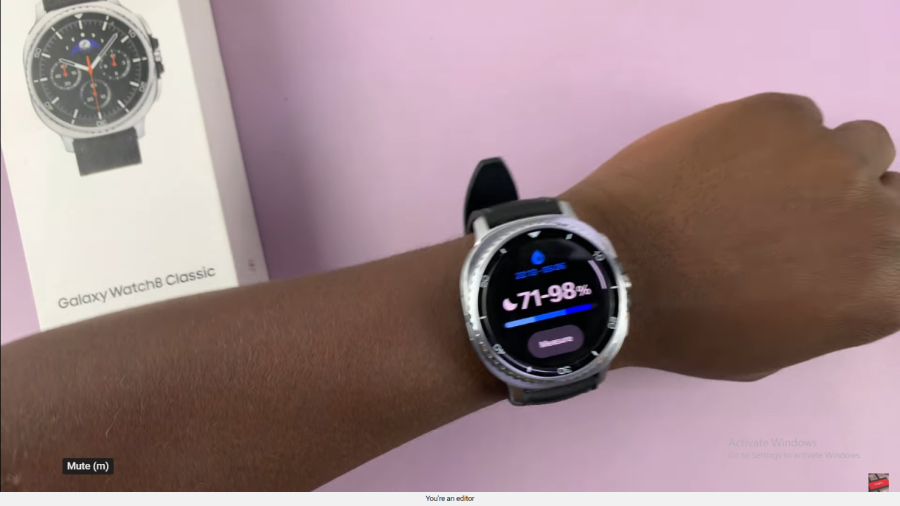  Measure Blood Oxygen On Samsung Galaxy Watch 8 Classic