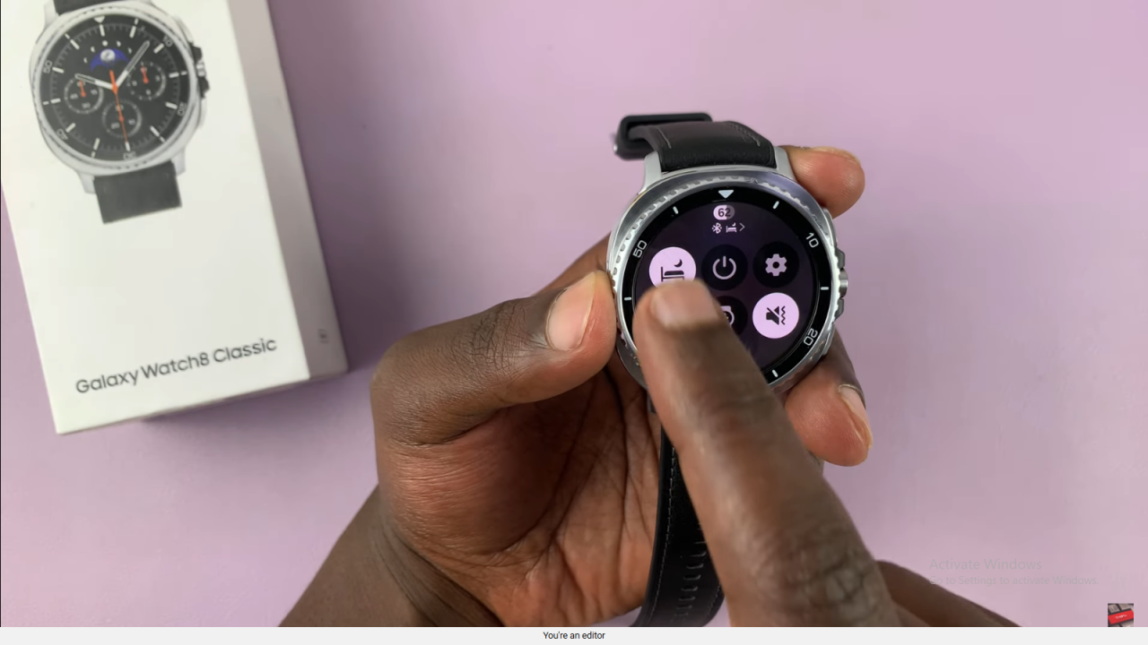 Enable/Disable Sleep Mode On Samsung Galaxy Watch 8 Classic