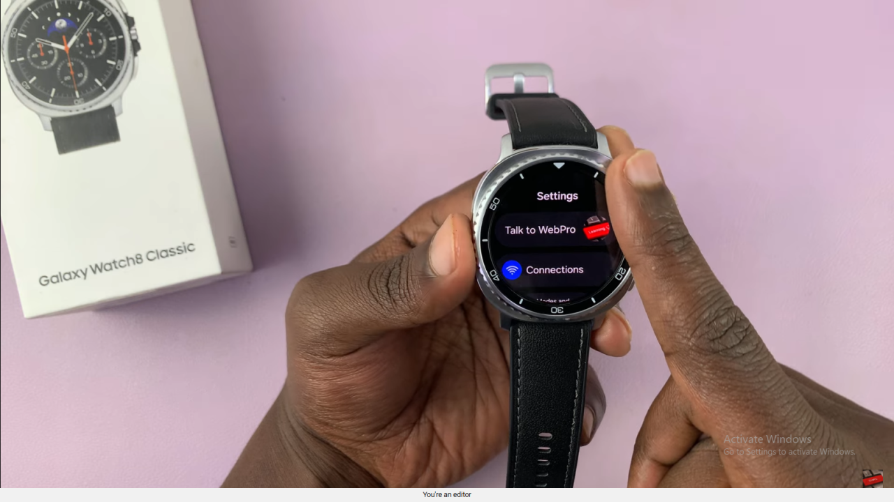 Secure Samsung Galaxy Watch 8 Classic With Password 
