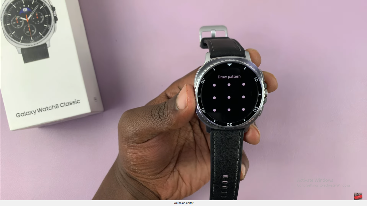 Secure Samsung Galaxy Watch 8 Classic With Password 