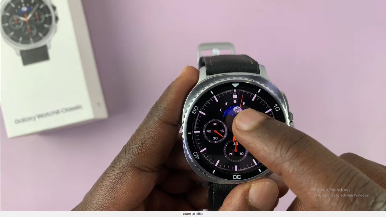 Secure Samsung Galaxy Watch 8 Classic With Password 