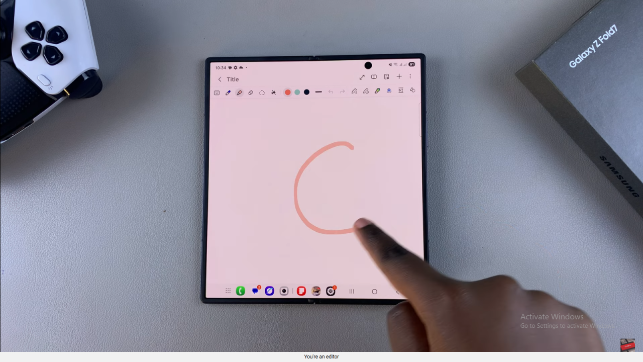  Draw Perfect Shapes On Samsung Galaxy Z Fold 7
