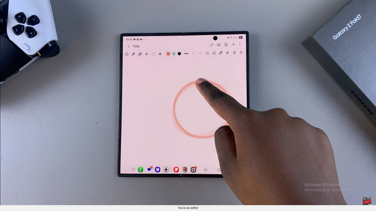  Draw Perfect Shapes On Samsung Galaxy Z Fold 7