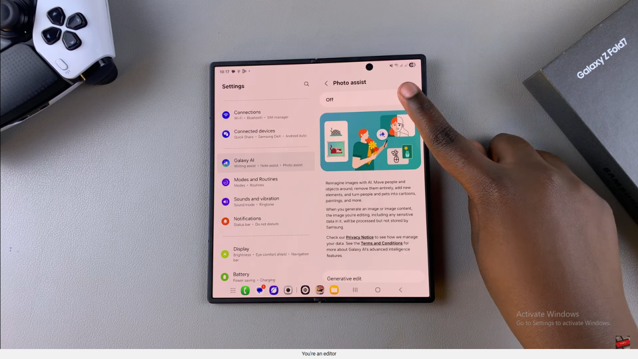 Use Sketch to Image On Samsung Galaxy Z Fold 7
