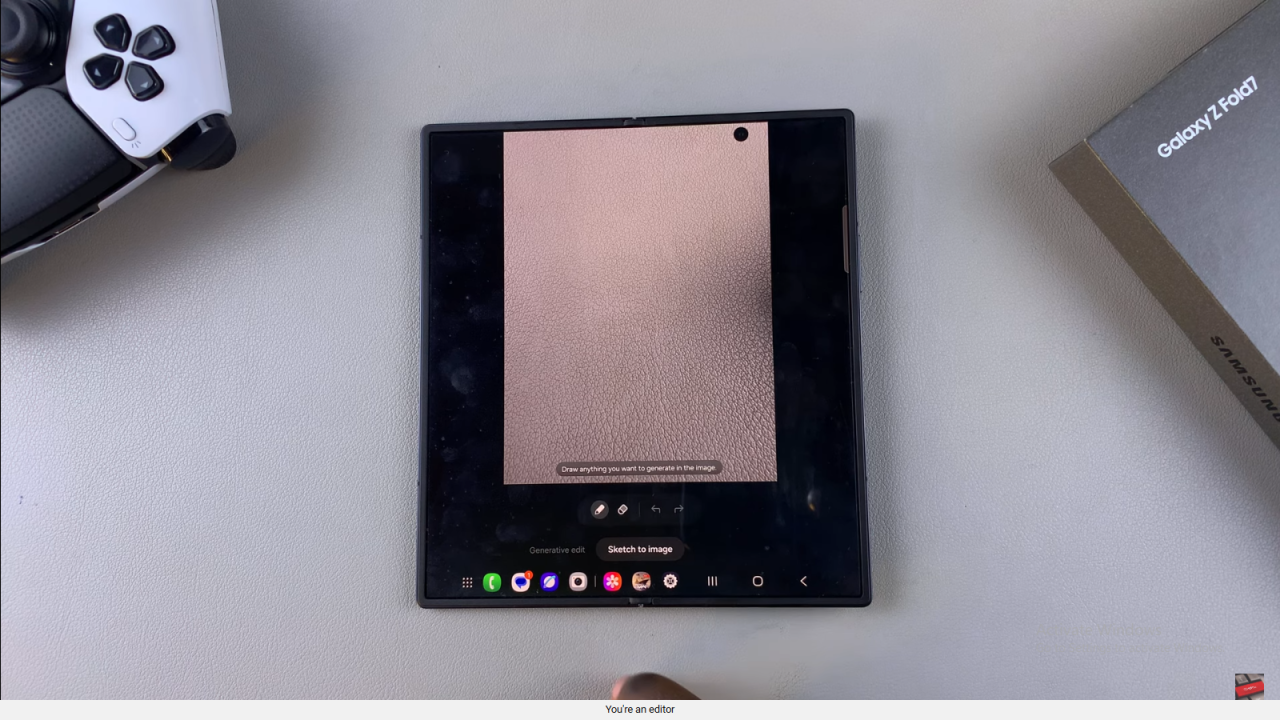 Use Sketch to Image On Samsung Galaxy Z Fold 7