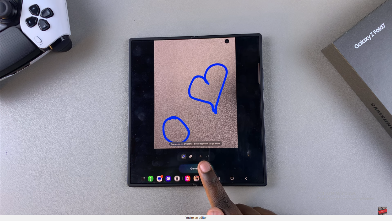 Use Sketch to Image On Samsung Galaxy Z Fold 7