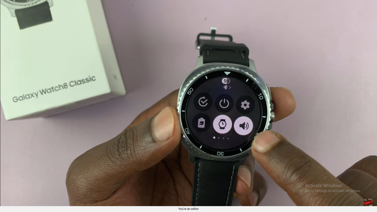 Mute Samsung Galaxy Watch 8 Classic