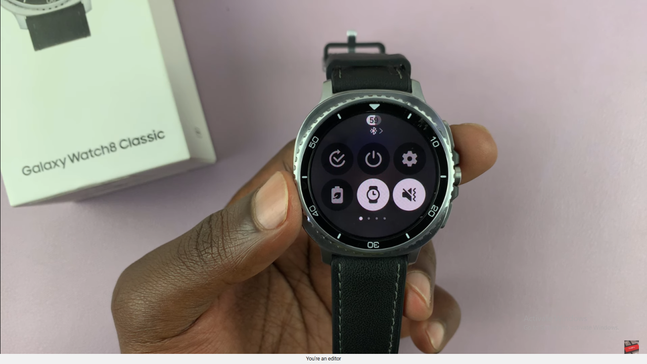 Mute Samsung Galaxy Watch 8 Classic