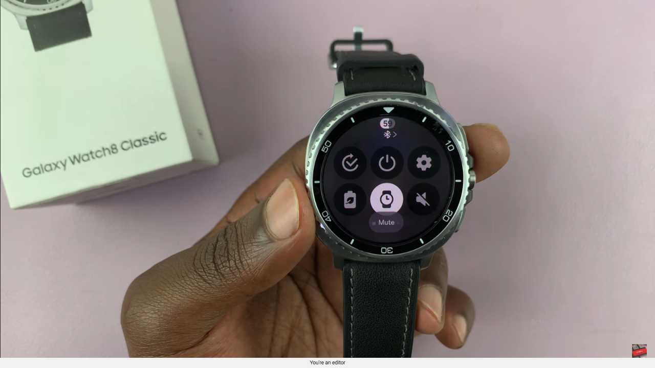 Mute Samsung Galaxy Watch 8 Classic