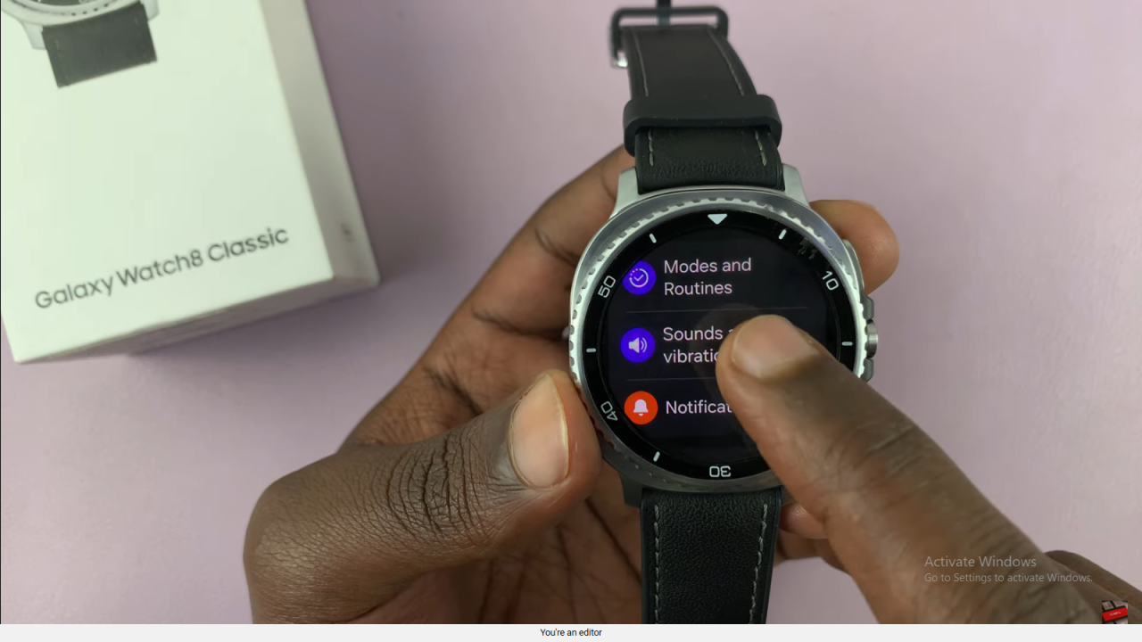 Disable Hourly Chime On Samsung Galaxy Watch 8 Classic