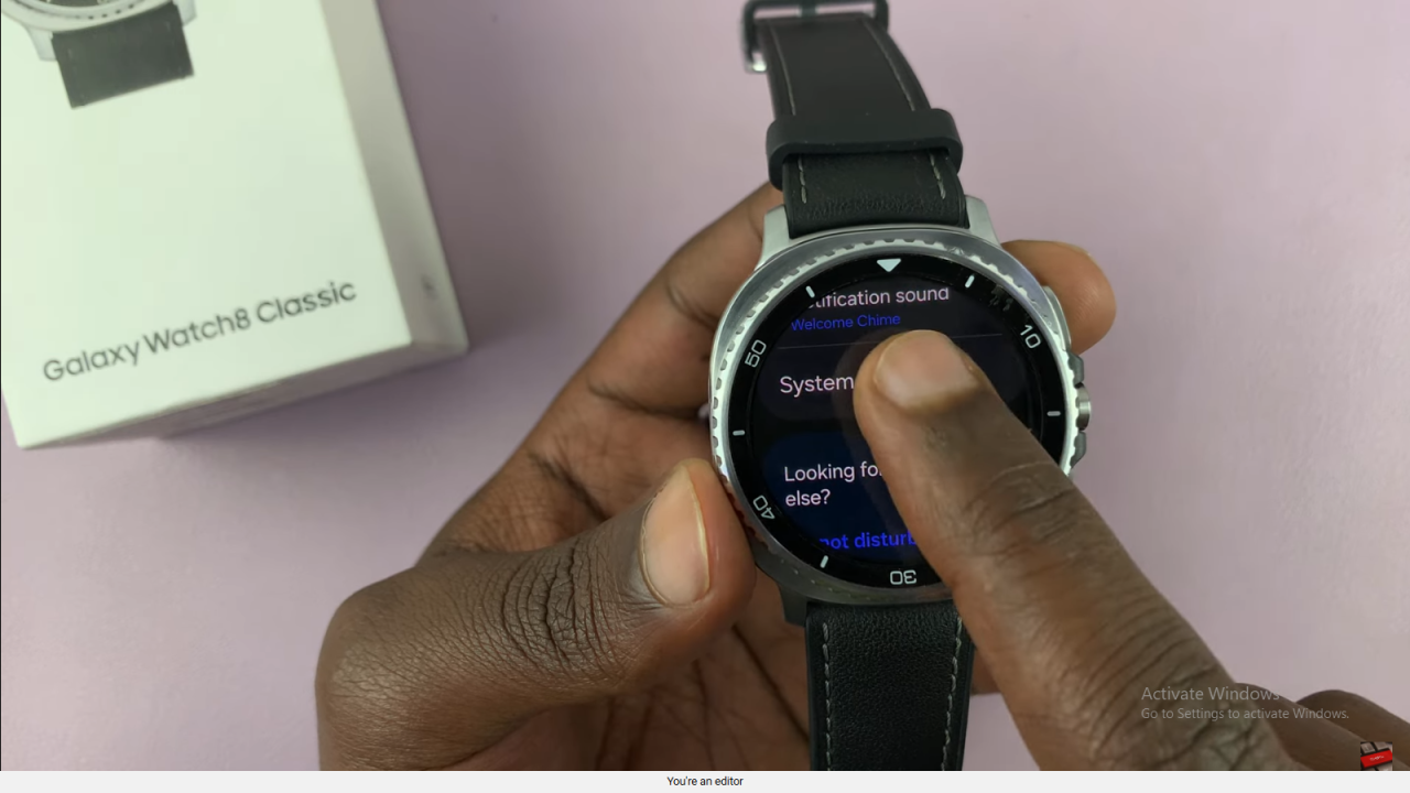 Disable Hourly Chime On Samsung Galaxy Watch 8 Classic