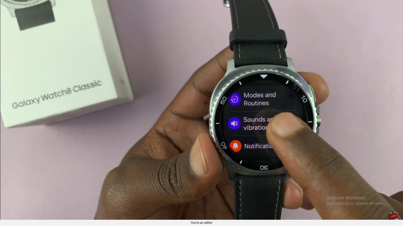 Disable Keyboard Sounds On Samsung Galaxy Watch 8 Classic