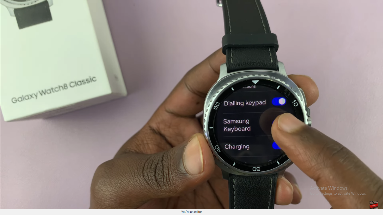 Disable Keyboard Sounds On Samsung Galaxy Watch 8 Classic