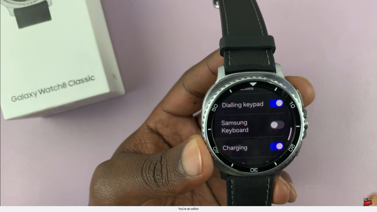 Disable Keyboard Sounds On Samsung Galaxy Watch 8 Classic