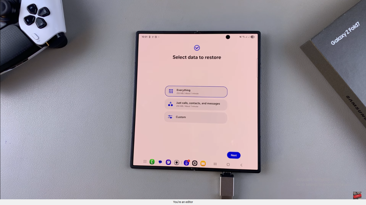  Restore External Storage Back Up On Samsung Galaxy Z Fold 7