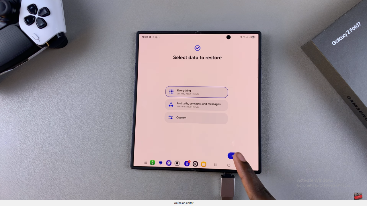  Restore External Storage Back Up On Samsung Galaxy Z Fold 7