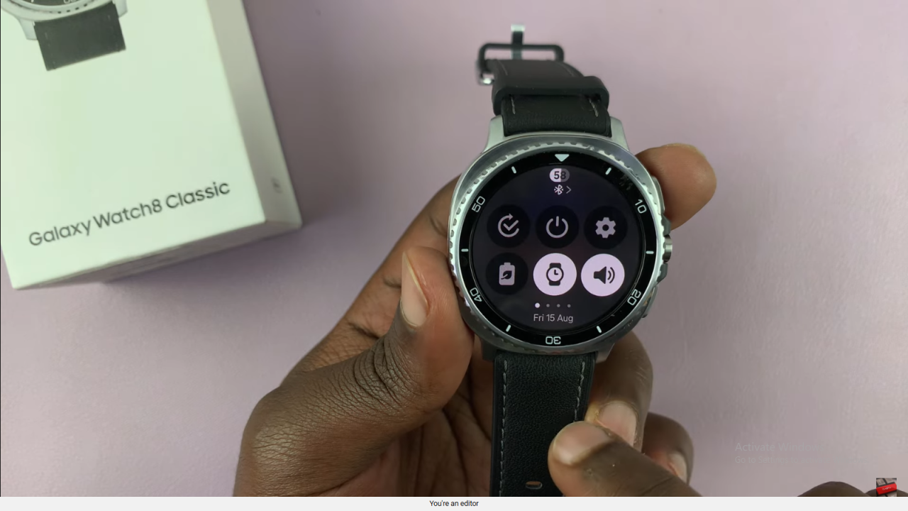 Disable Touch Screen On Samsung Galaxy Watch 8 / 8 Classic