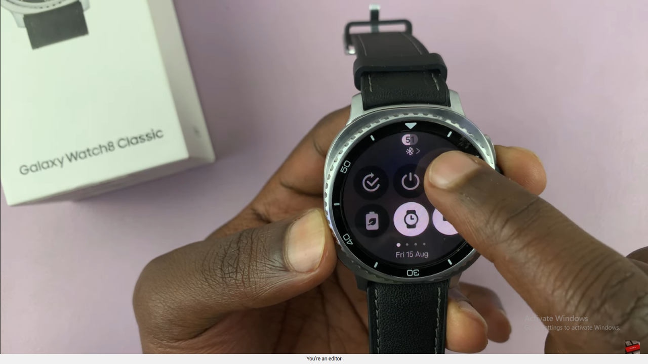 Turn ON Hourly Chime On Samsung Galaxy Watch 8 Classic