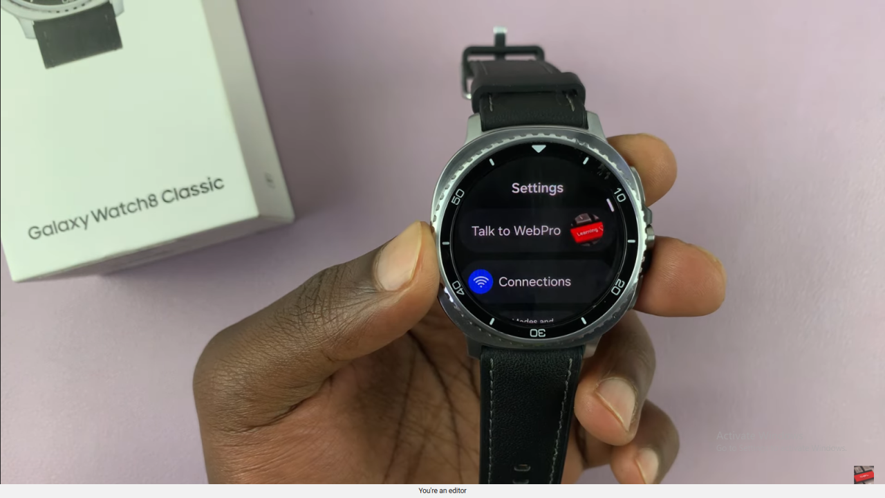 Connect To Wifi On Samsung Galaxy Watch 8 Classic
