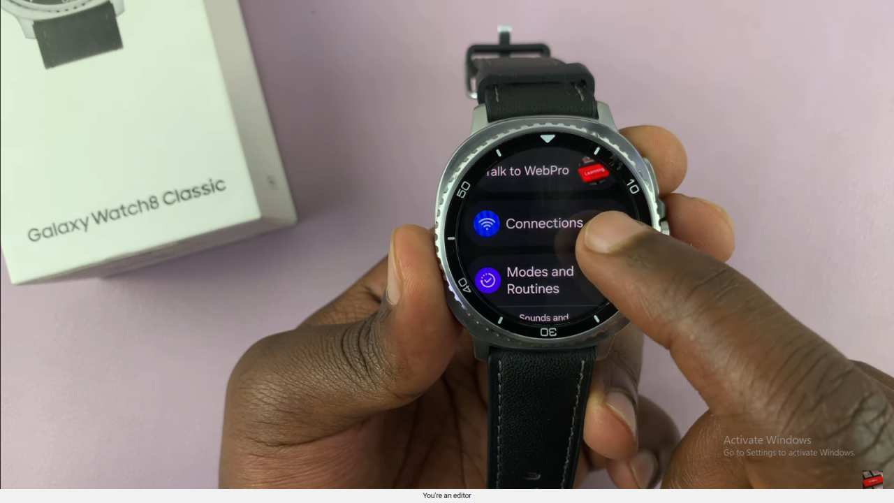 Connect To Wifi On Samsung Galaxy Watch 8 Classic