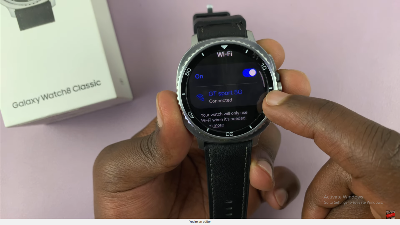 Connect To Wifi On Samsung Galaxy Watch 8 Classic