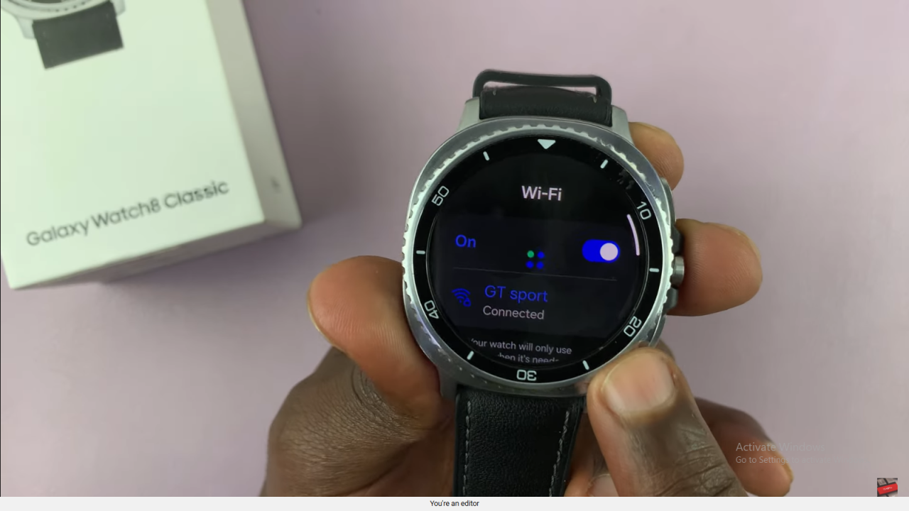 Connect To Wifi On Samsung Galaxy Watch 8 Classic