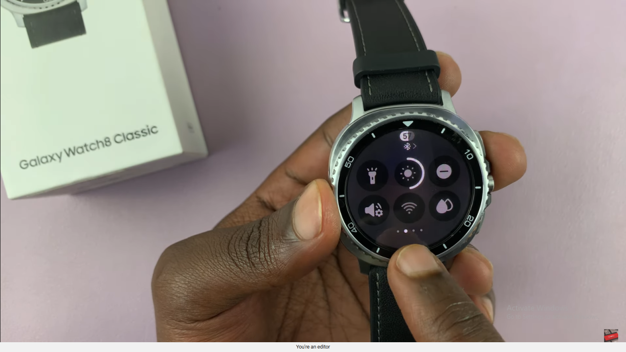 Turn ON Wifi On Samsung Galaxy Watch 8 Classic