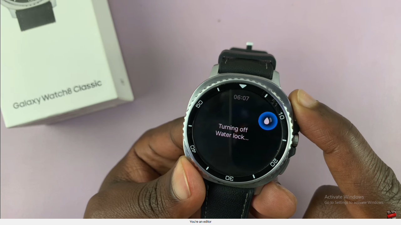 Eject Water From Your Samsung Galaxy Watch 8 Classic