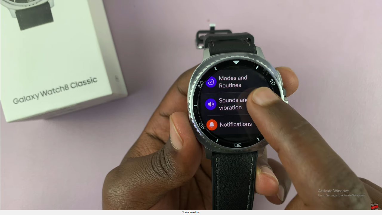 Adjust Different Volumes On Samsung Galaxy Watch 8 Classic