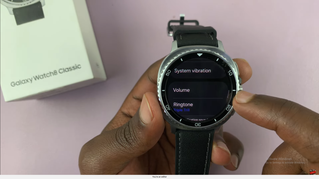 Adjust Different Volumes On Samsung Galaxy Watch 8 Classic