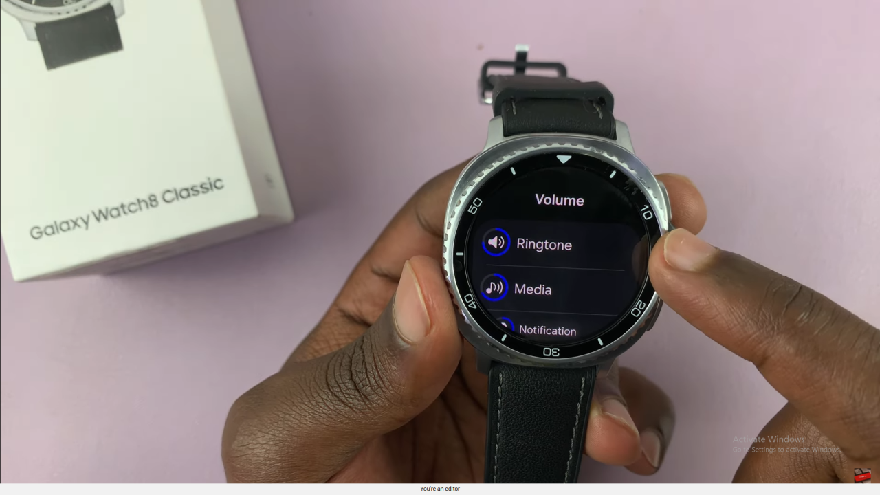 Adjust Different Volumes On Samsung Galaxy Watch 8 Classic