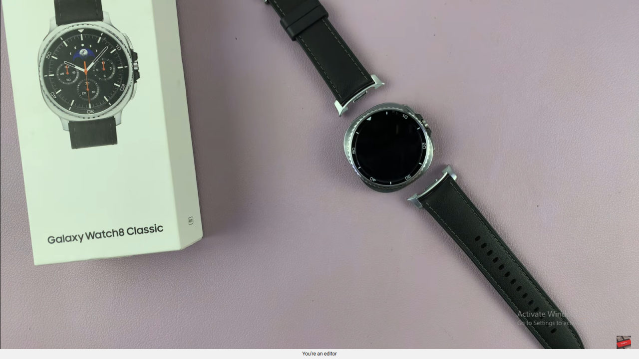 Attach Watch Straps On Samsung Galaxy Watch 8 Classic