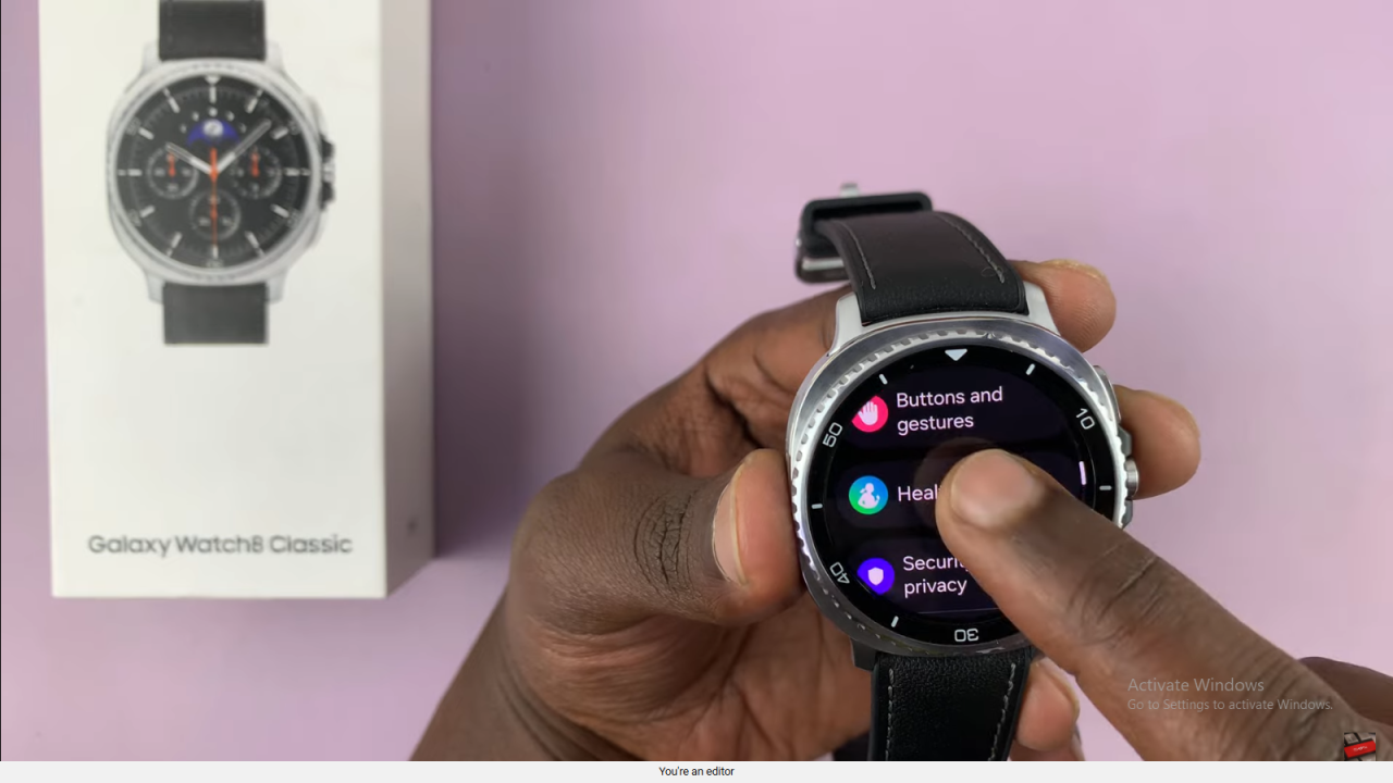  Enable Stress Alerts On Samsung Galaxy Watch 8 Classic