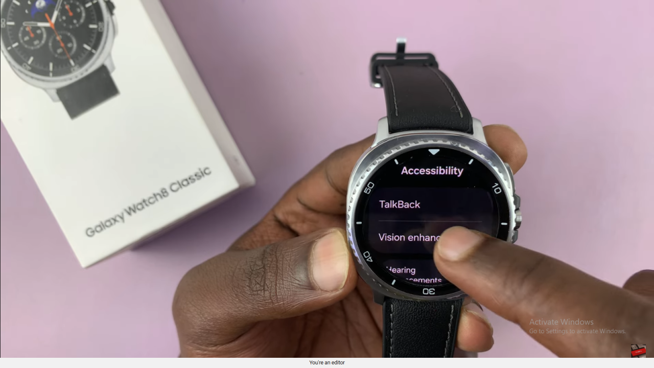 Reduce Animations On Samsung Galaxy Watch 8 Classic