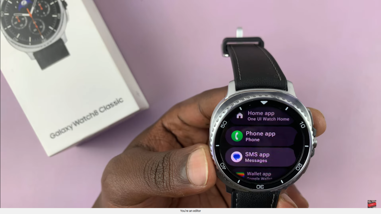 Change Default Apps On Samsung Galaxy Watch 8 Classic
