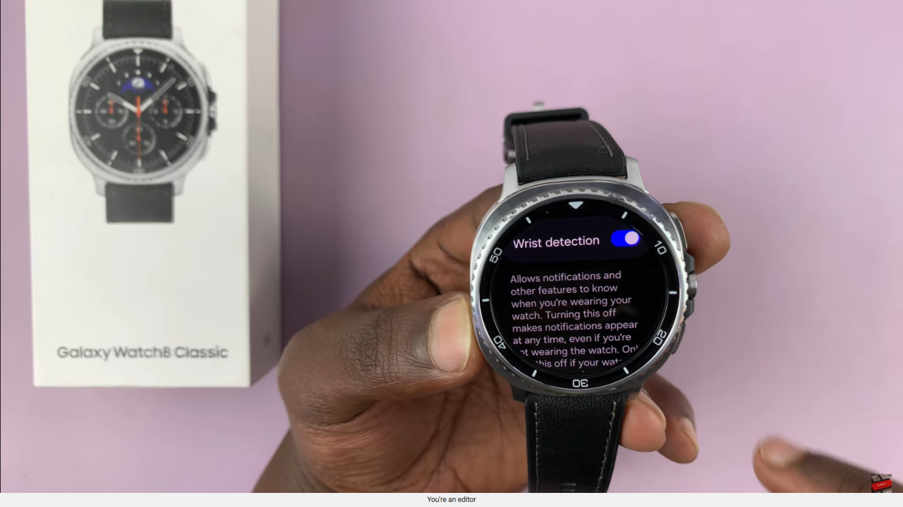  Disable Wrist Detection On Samsung Galaxy Watch 8 Classic
