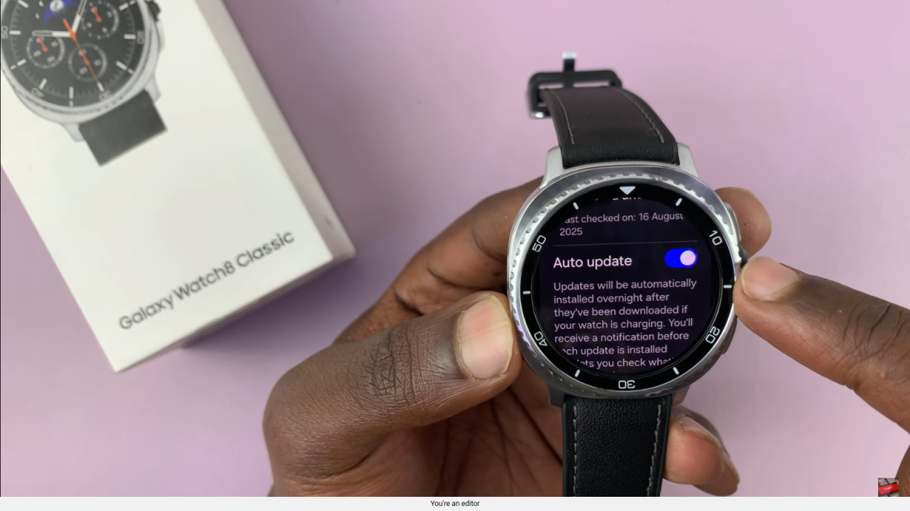 Disable Automatic Updates On Samsung Galaxy Watch 8 Classic