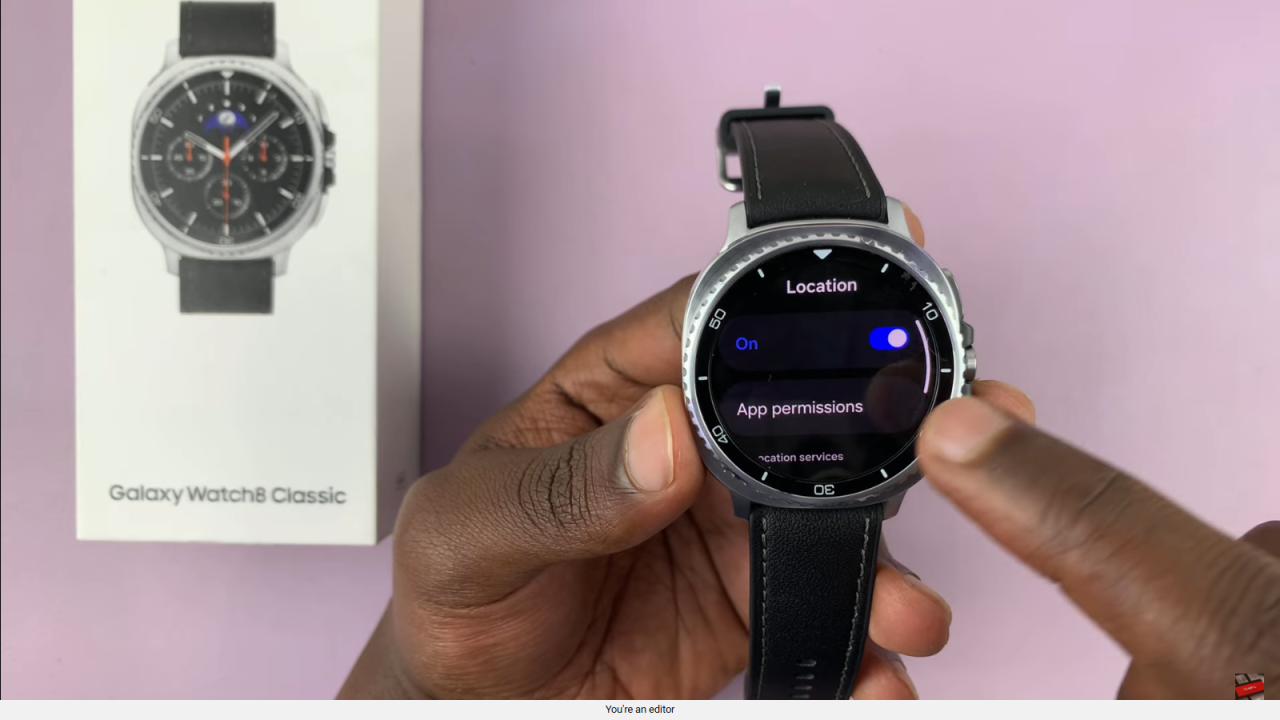 Turn OFF Location On Samsung Galaxy Watch 8 Classic