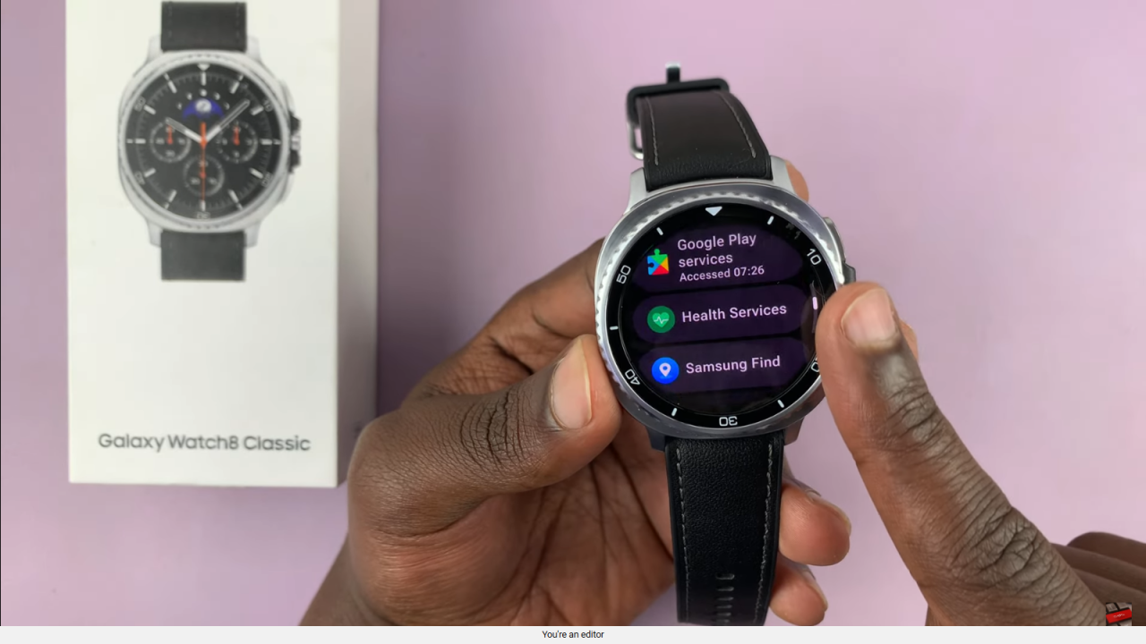 Turn OFF Location On Samsung Galaxy Watch 8 Classic