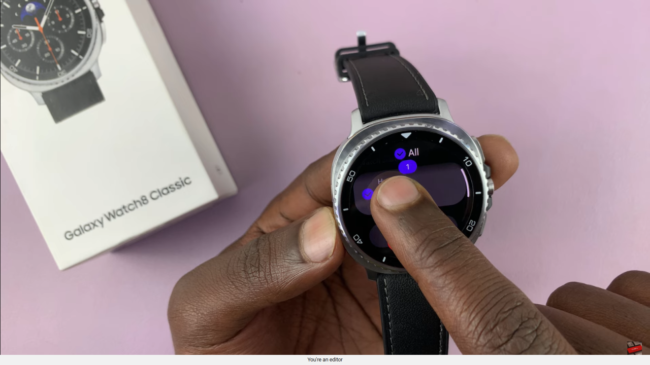 Delete Alarm On Galaxy Watch 8 / 8 Classic