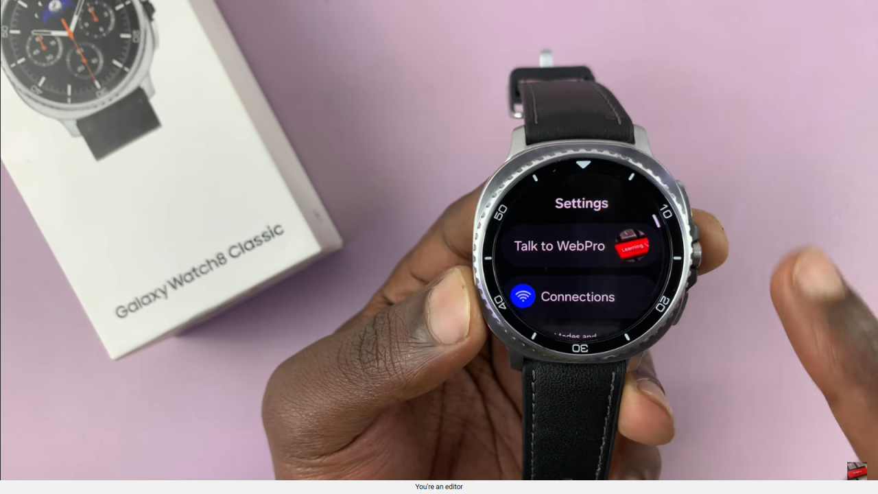 Clear Cache On Samsung Galaxy Watch 8 Classic