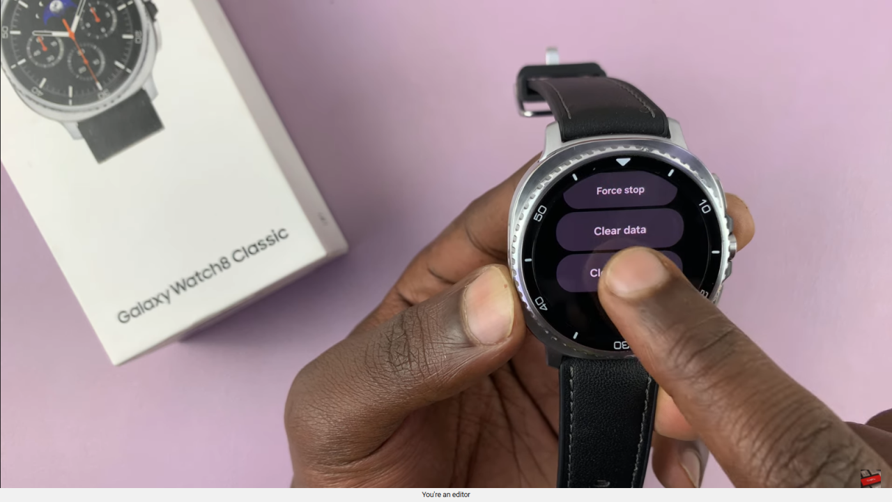 Clear Cache On Samsung Galaxy Watch 8 Classic