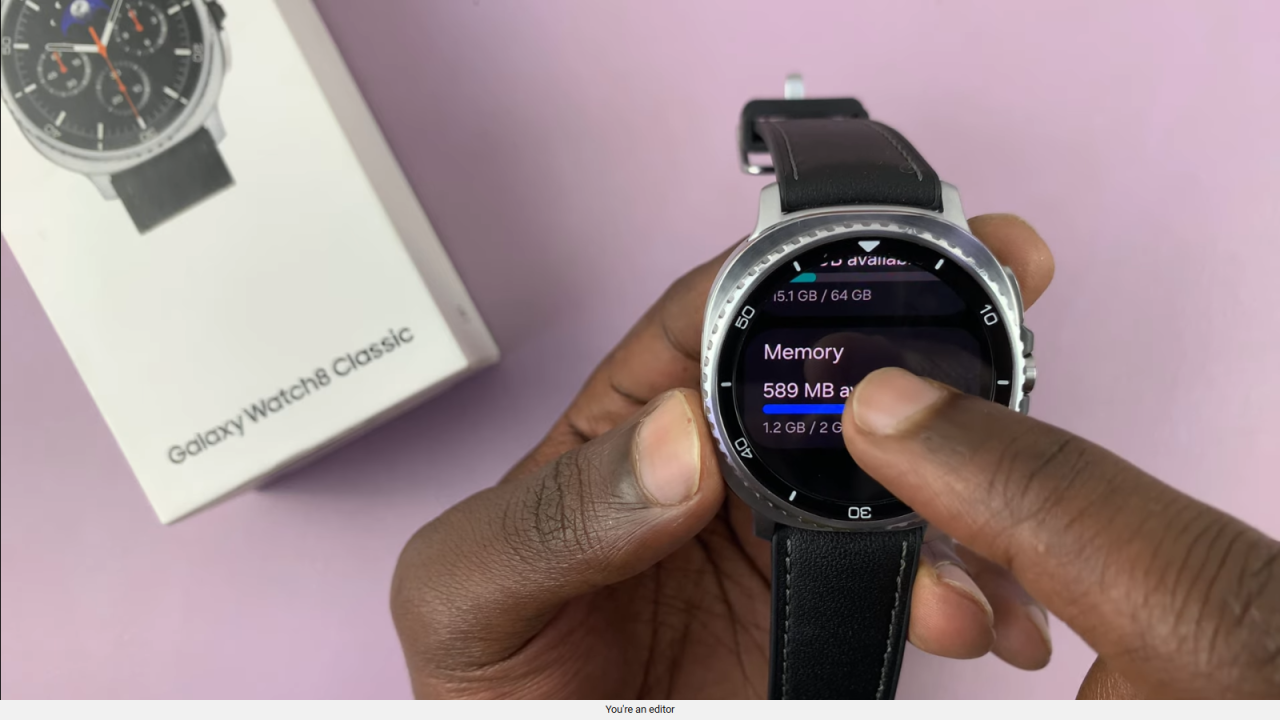 Clear Cache On Samsung Galaxy Watch 8 Classic