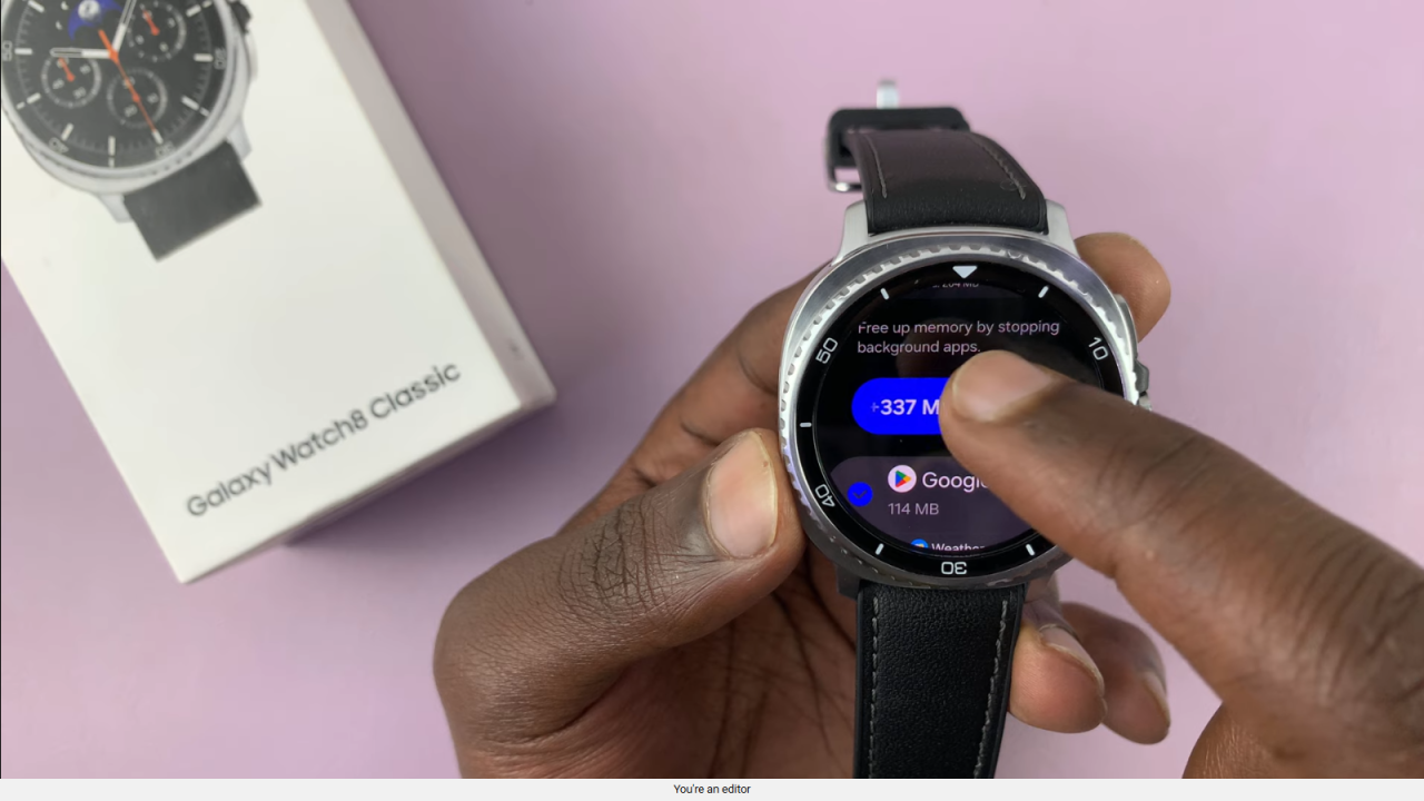 Clear Cache On Samsung Galaxy Watch 8 Classic